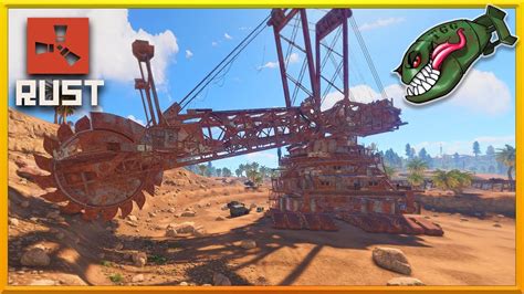 Rust What's Coming | First Look at Giant Excavator Monument on Staging ...