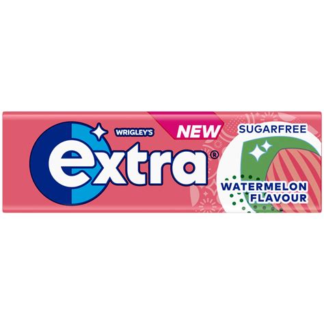 EXTRA Watermelon Flavour Sugarfree Chewing Gum 10 pieces | Extra