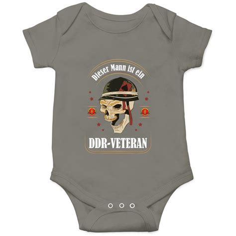 Veteran Vets Mens DDR NVA Soldier Veteran Sayings Veterans Onesies sold ...