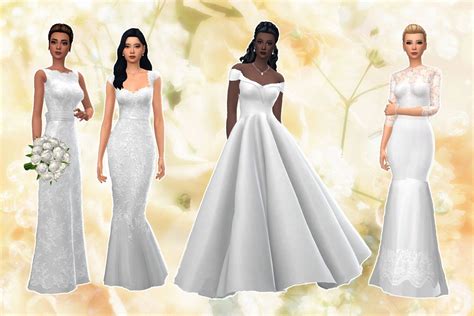 Wedding Lookbook | Sims 4 wedding dress, Sims 4 dresses, Sims 4 clothing