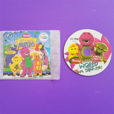 ⚘Barney⚘ Let's Make Music VCD, Babies & Kids on Carousell