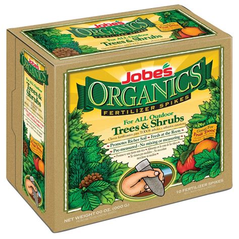 Jobes Organic Tree Fertilizer Spikes - 10 pack - Lawn & Garden - Outdoor Tools & Supplies ...