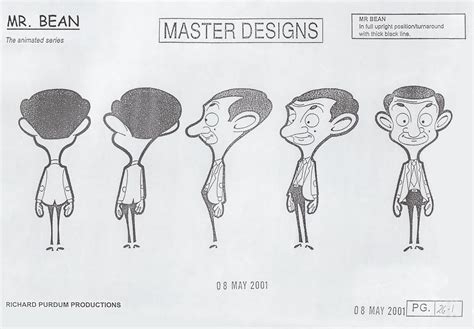 Mr.Bean – Model Sheets | Traditional Animation