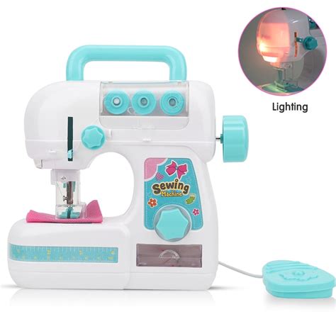 Kids Sewing Machine Girls Pretend Play Sewing Toy Role Play Children Early Educational Toy ...