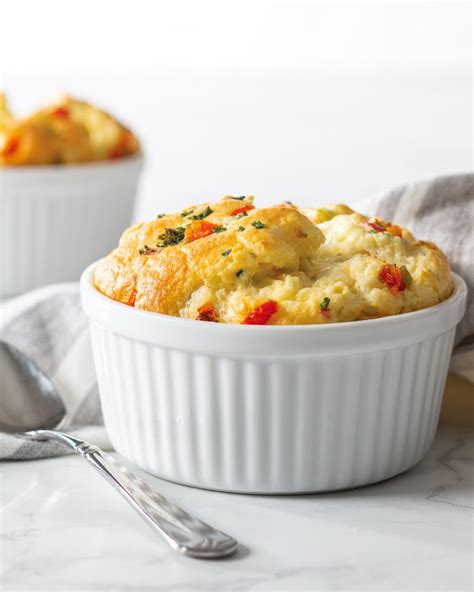 Cheesy Leek-and-Chive Soufflés and Sharp’s Super-Steam Technology - Bake from Scratch