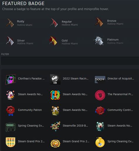 Have some idea for steam badges. Use earlier unlocked version of badge ...