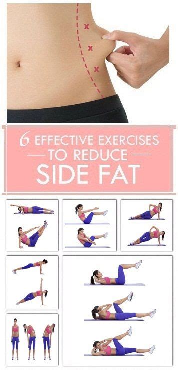 6 Effective Exercises to Reduce Side Fat !!!! - Musely