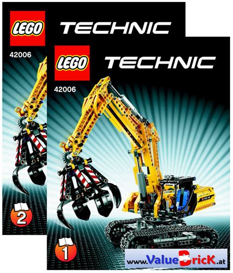 LEGO Technic BAUANLEITUNG 42006 Raupenbagger - ValueBrick.at