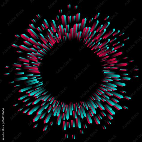 Abstract glitch TikTok background. Vector illustration. Abstract ...