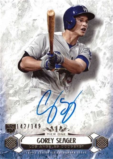 Corey Seager Autograph Rookie Card