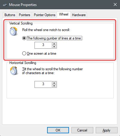 How to configure the mouse settings and sensitivity, in Windows 10