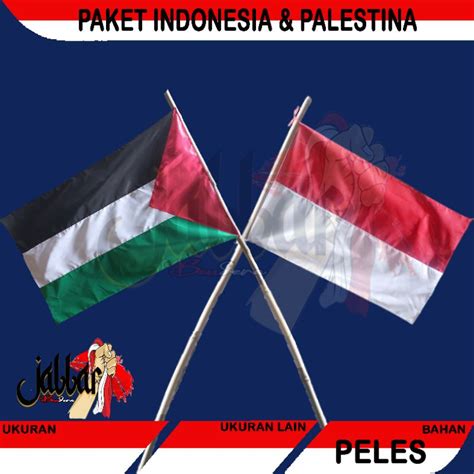 Jual Bendera INDONESIA & PALESTINA | Shopee Indonesia