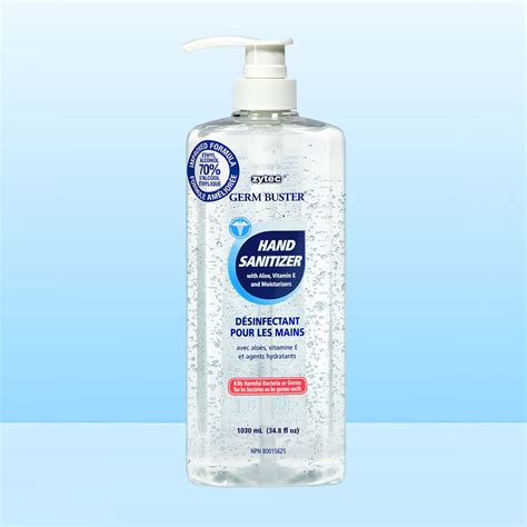 Gel Hand Sanitizer 70% – 1030 ml – Zytec Germ Buster