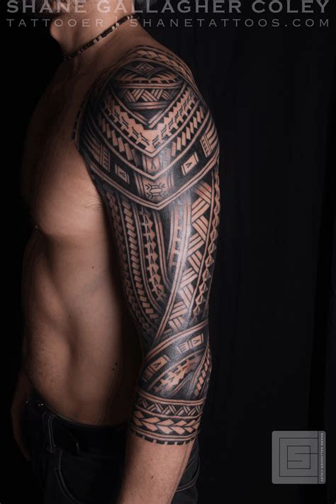 SHANE TATTOOS: Polynesian Sleeve Tattoo, Tatau | Sleeve tattoos, Shane tattoo, Tribal tattoos