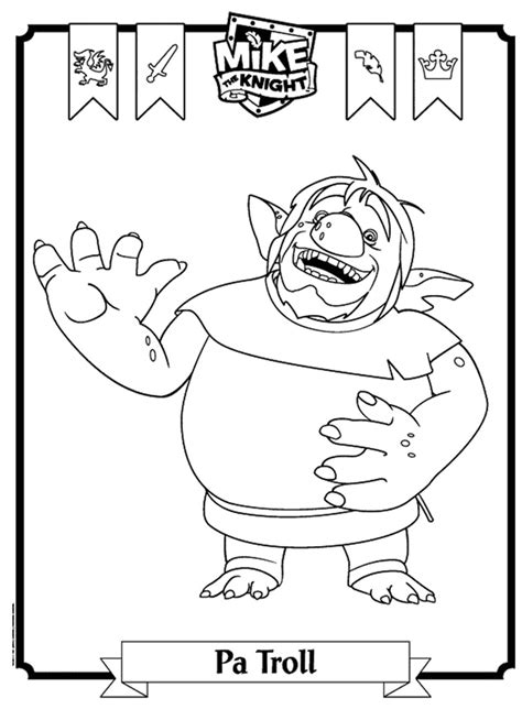 Mike the Knight Coloring Pages Printable for Free Download