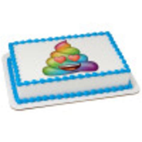 Order emoji™ Rainbow Love Poo Edible Image® by PhotoCake® Cake from ...