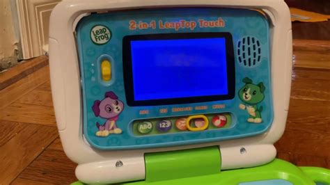 Leapfrog 2 in 1 leaptop touch on low batteries (American scout version ...