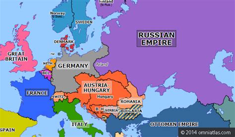 Franco-Russian Alliance | Historical Atlas of Europe (4 January 1894 ...