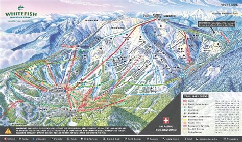 Whitefish Piste And Ski Trail Maps