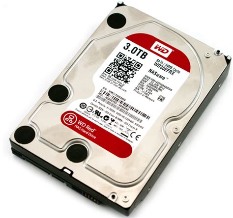 Western Digital Red 3 TB NAS Hard Drive w/ IntelliPower: 3.5", SATA III ...