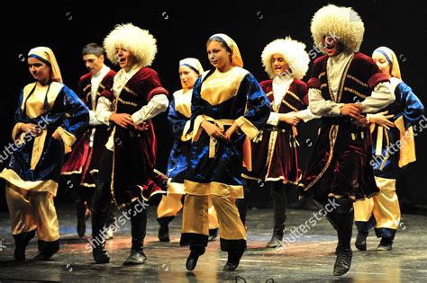 Georgian Dancers Dancing Folklore Dance Show Editorial Stock Photo ...