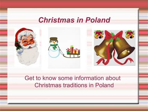 Christmas traditions in Poland | PPT