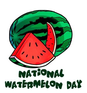 National Watermelon Day in the US - in 2022