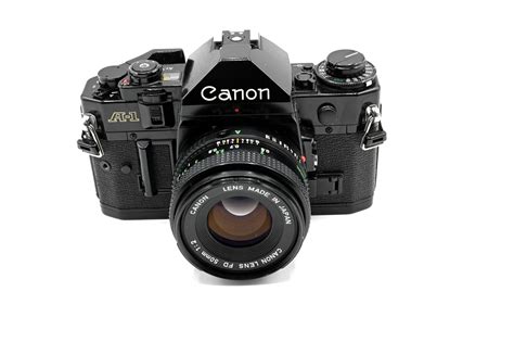 Canon A-1 A1 Film Camera with Canon 50mm f/1.8 or f/2.0 Lens - Very ...