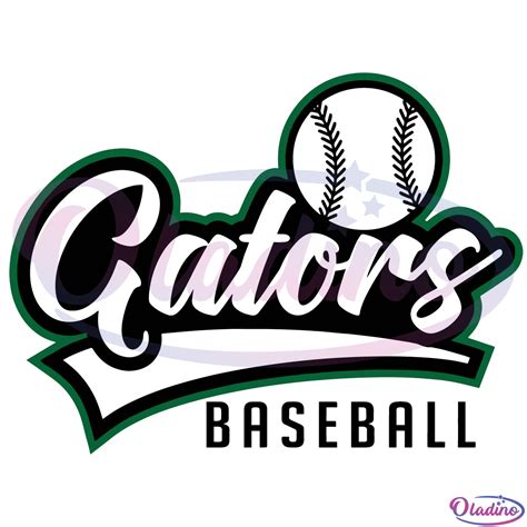 Gator Baseball Svg Digital File, Florida Gators Svg, Baseball Svg