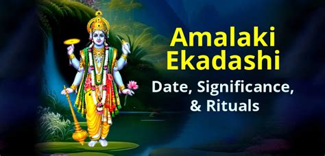 Amalaki Ekadashi 2024: Amalaki Ekadashi Date, Significance, Puja Rituals, vrat katha, Puja Vidhi ...