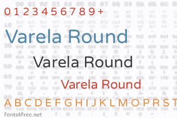 Varela Round Font Download - Fonts4Free