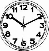 Coloring Pages Clock Colouring Color Kids Printable Getcolorings  sketch template