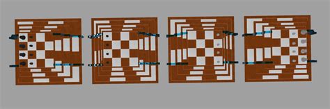 4D Chess Boards - 3D Asset by Dravicka Designs