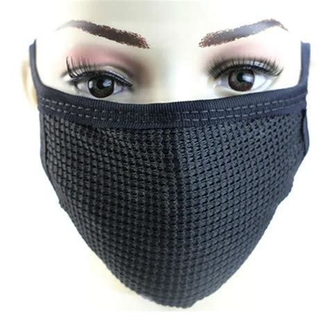 mask dust Unisex BLACK Health Cycling Anti Dust Mouth Face Respirator Mask 2PCS Easily mask dust ...