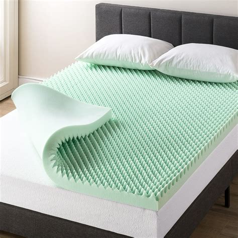 Best Price Mattress 2, 3 or 4 Inch Egg Crate Memory Foam Mattress Topper with Aloe Vera Infusion ...