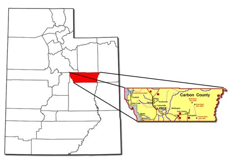 1900 Carbon County Utah Map - Map