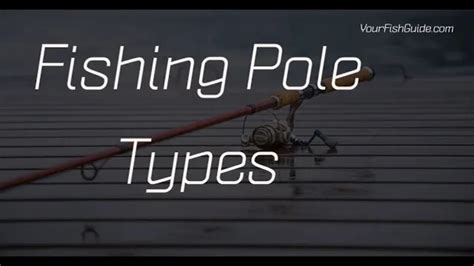 Types of Fishing Poles: Poles Versus Rods ~ Material & Functionality