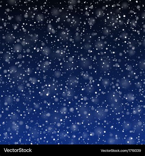 Falling snow Royalty Free Vector Image - VectorStock