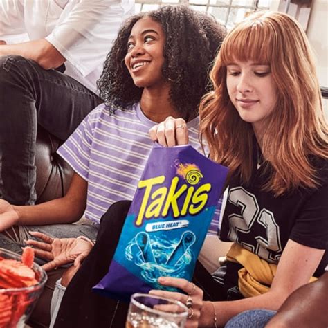 Takis Blue Heat Hot Chili Pepper Rolled Tortilla Chips, 9.9 oz - Fred Meyer