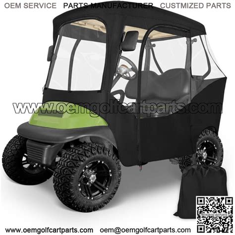 2 Passenger Golf Cart Enclosures for Club Car DS Precedent, 600D ...