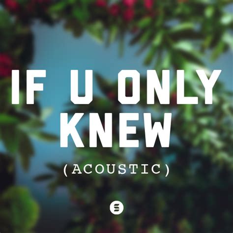 If U Only Knew (Acoustic) | Worship | Free Church Resources from Life ...