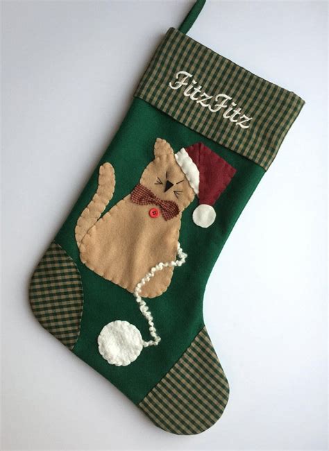 Cat Stocking Cat Christmas Stocking Stocking for Cat | Etsy | Cat christmas stocking, Christmas ...