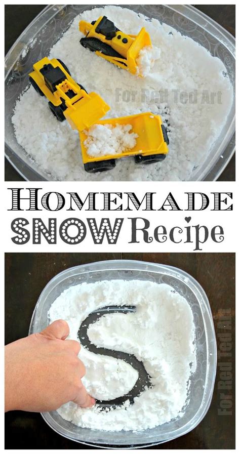 6 Ways to Make Homemade Snow Recipes in Minutes - Red Ted Art | Winter ...