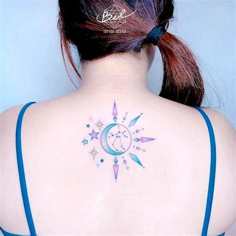 Sagittarius Zodiac Sign Tattoos For Girls