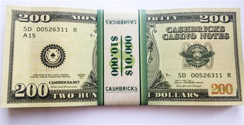 Wad of 25 banknotes of 200 - PokerProductos.com