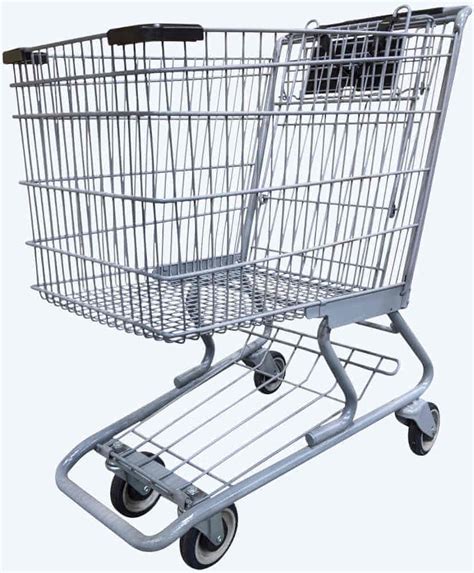 Reconditioned Medium Metal Shopping Cart