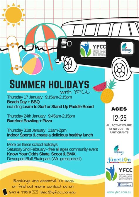 SUMMER SCHOOL HOLIDAY PROGRAMS - YFCC