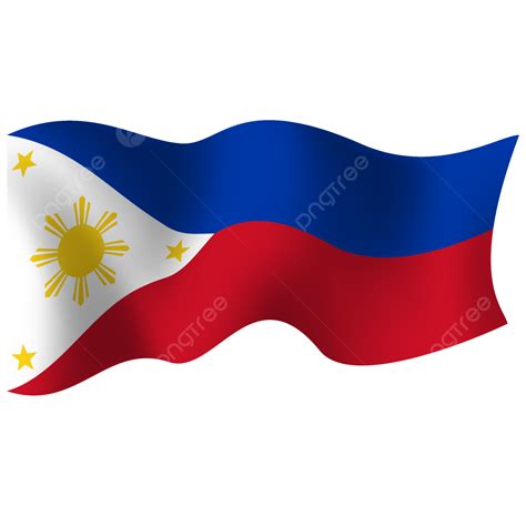 Philippine Flag Logo 3d