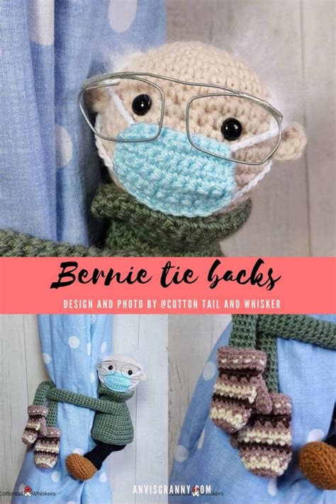 10 Bernie Sanders Mittens crochet patterns - Anvi’s Granny Handicrafts