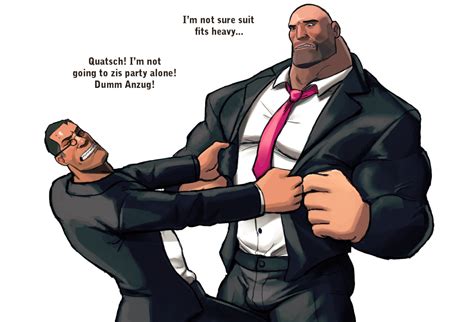 Heavy and Medic in Suits | Team Fortress 2 | Know Your Meme